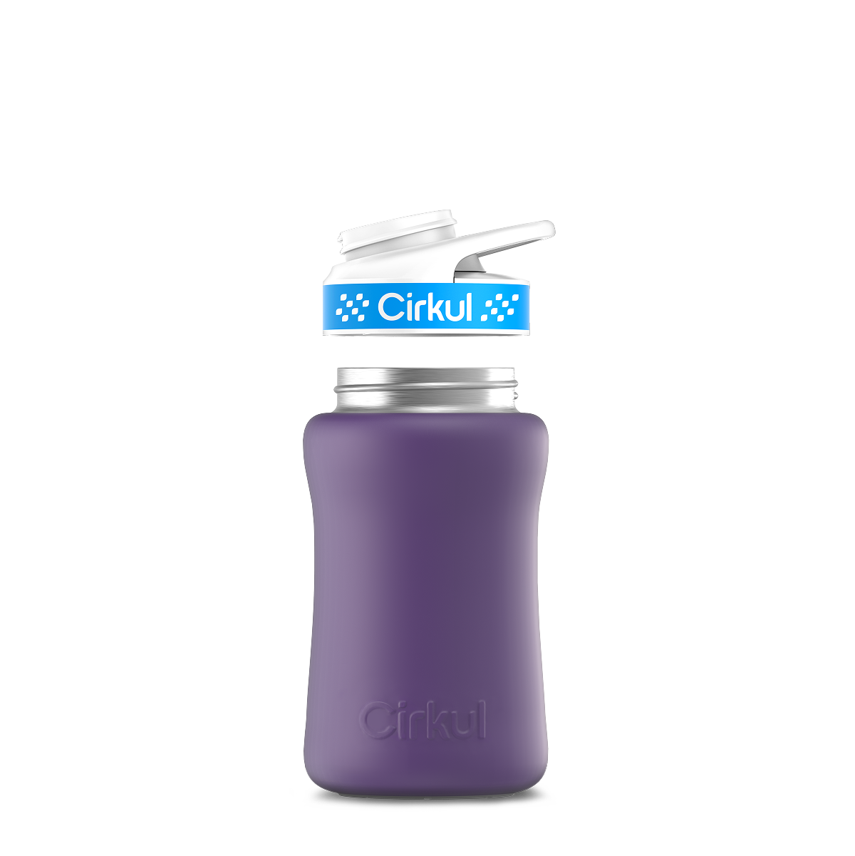 12oz. Stainless Steel Bottle & Comfort Grip Lid