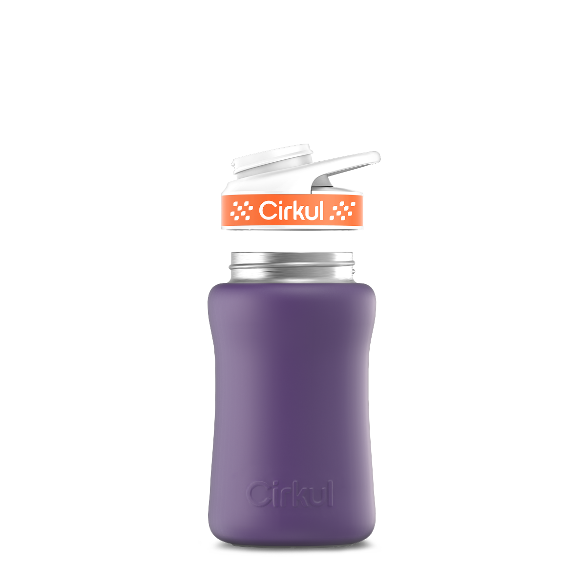 12oz. Stainless Steel Bottle & Comfort Grip Lid